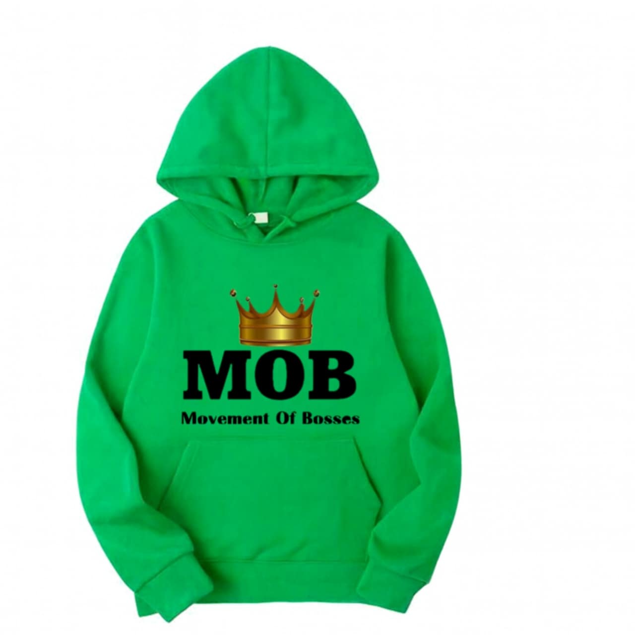 Men’s Green With Black Font Hoodie