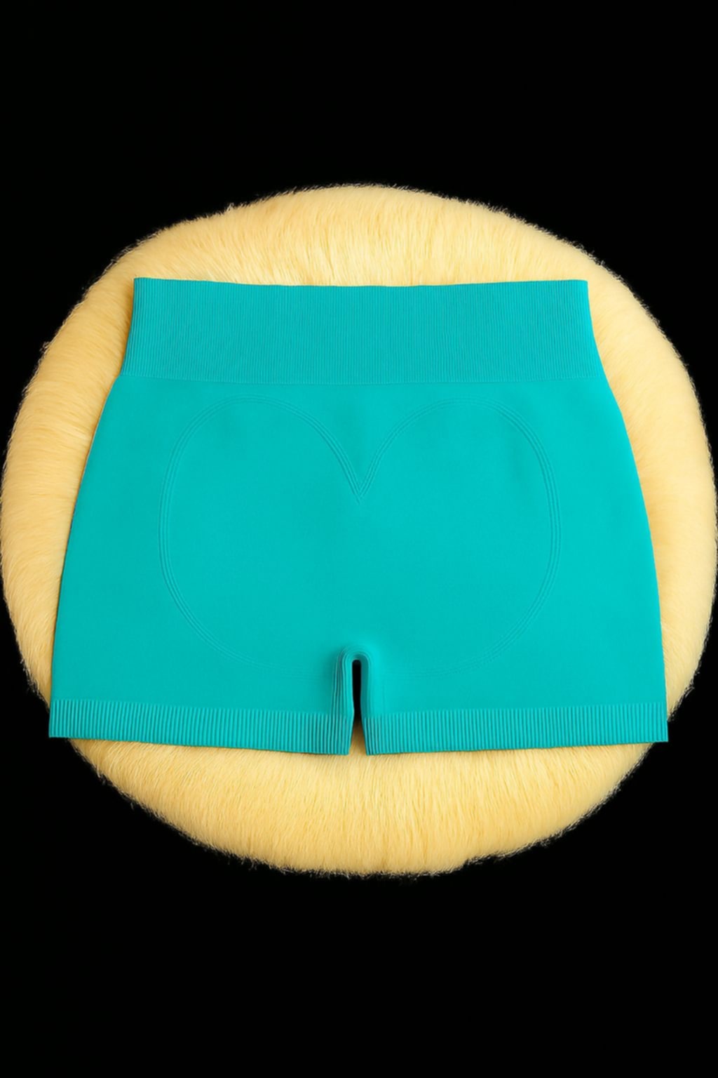 Turquoise Workout Stretch MOB Shorts