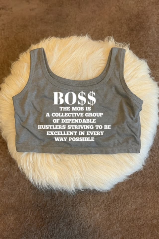 Grey MOB Tank Top
