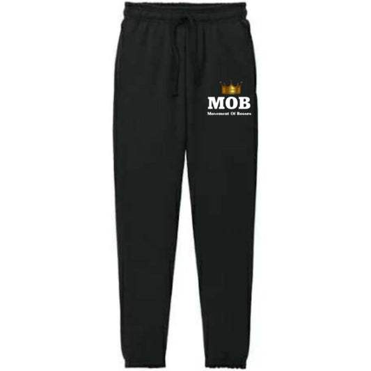 Mens Black MOB Jogging Pants