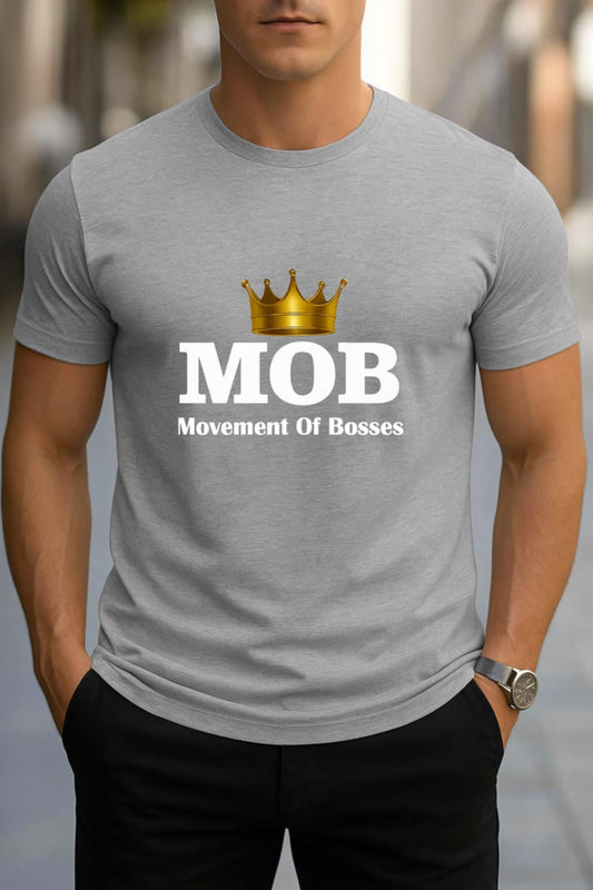 Men's Grey MOB T-Shirt