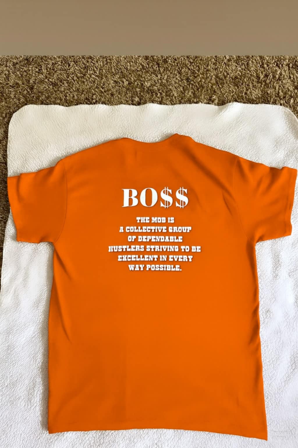 Men's Orange MOB T-Shirt