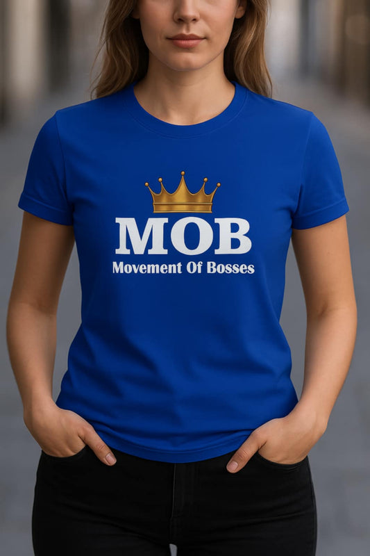 Women's Royal Blue MOB T-Shirt