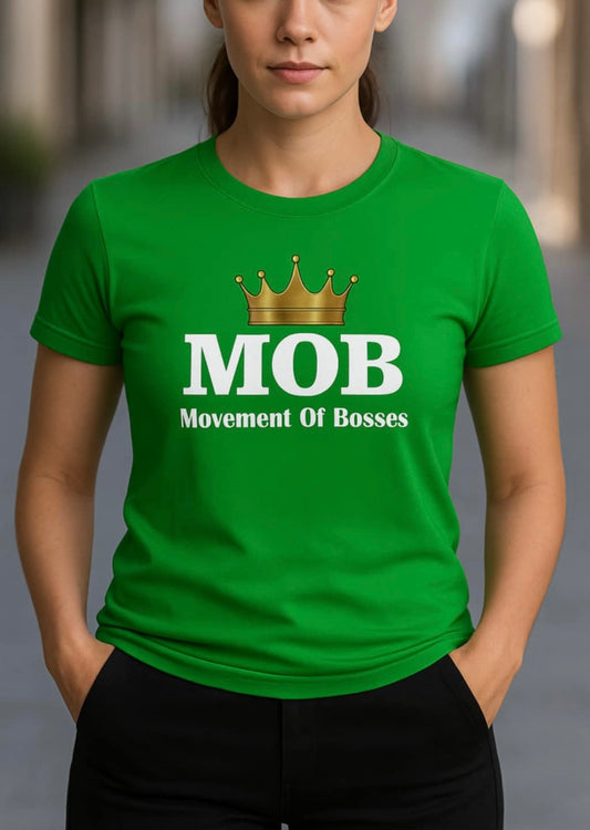 Women's Green MOB T-Shirt