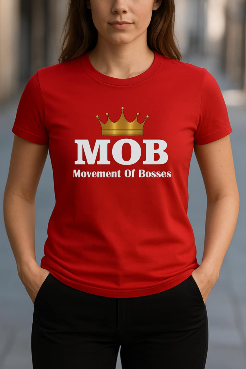 Women’s Red MOB T-Shirt