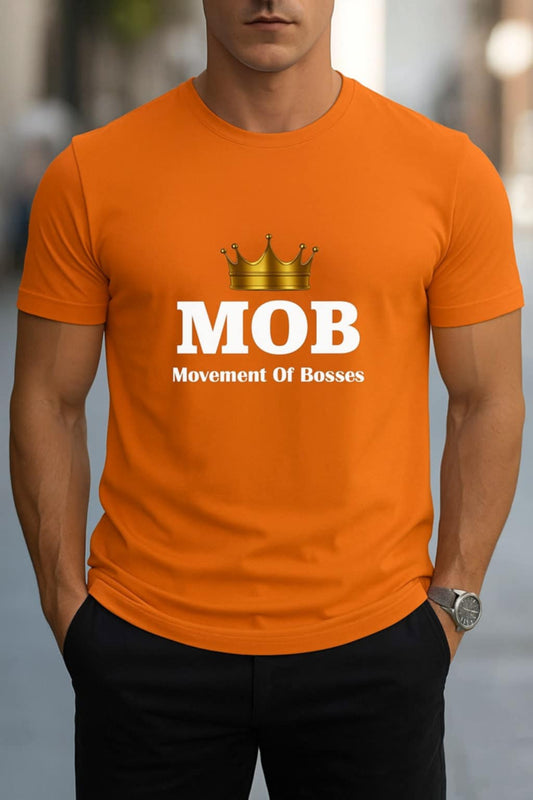 Men's Orange MOB T-Shirt