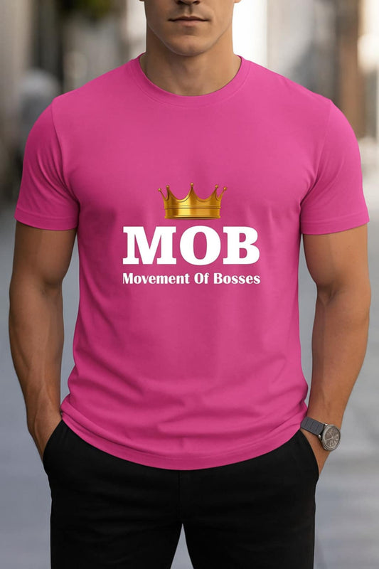 Men's Pink MOB T-Shirt