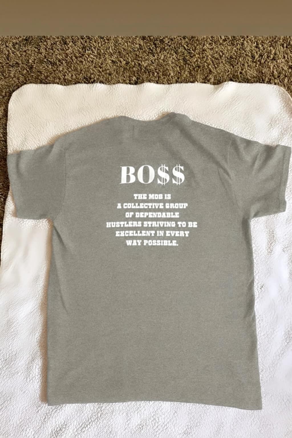 Men's Grey MOB T-Shirt